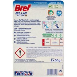 Bref WC Blue Activ Floral Toilet Cleaner Tablets 100g
