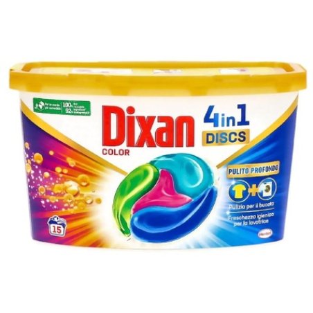 DIXAN ECODOSI DISCS 15 PZ COLOR