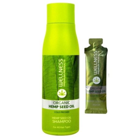 BEAUTY MADE EASY Wellness Premium Products Organic Hemp Shampoo 500ml 16.9oz