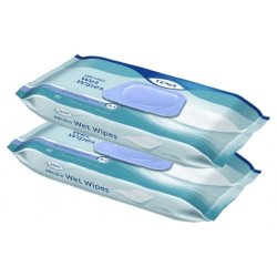 Tena Wet Wipes - Duopack Of 96 Pieces
