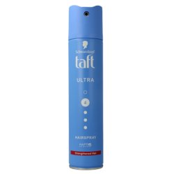 Taft Ultra Strong Hair Spray - 250 Milliliters