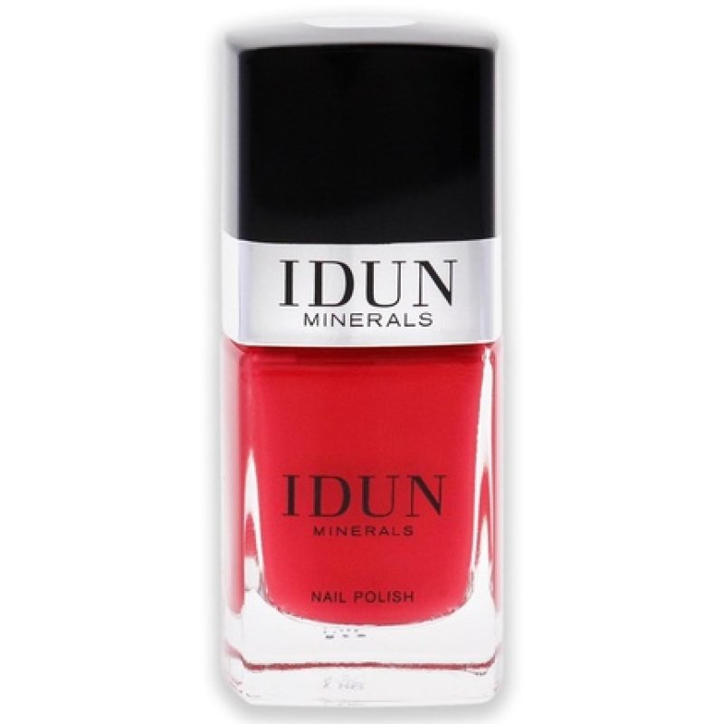 IDUN Minerals Nail Polish Infused with Vitamins and Sweet Almond Oil 0.37oz Light Red