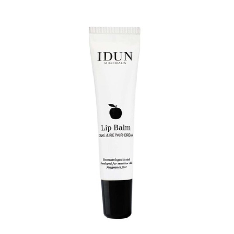 Idun Minerals Lip Balm Care and Repair Cream Softening Creamy Vegan Balm 0.51 Oz