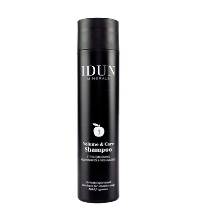 IDUN Minerals Volume Shampoo Strengthening and Nourishing Moisturizing and Lightweight for Thin Hair with Malic Acid