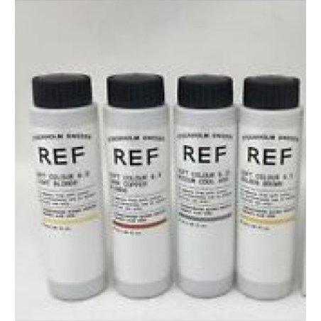 Vopsea semi-permanenta Ref Soft 6.31, Blond Inchis Cenusiu Auriu, 3x50ml