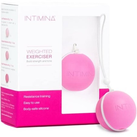 Intimina Laselle Exerciser 38g Medium Weight Pelvic Floor Strengthening Kegel Exercise System for Women