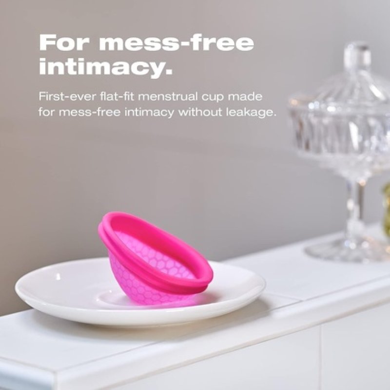 Intimina Ziggy Cup Extra-Thin Reusable Menstrual Cup with Flat-fit Design