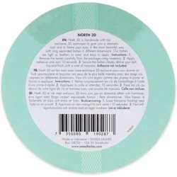 Sweed North 3D Dramatic False Lashes in Black - Add Instant Volume - Lightweight