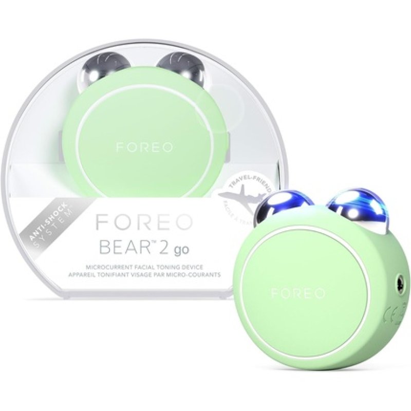 FOREO BEAR 2 go Travel-friendly Toning Microcurrent Facial Device Pistachio