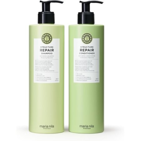 Maria Nila Structure Repair Shampoo & Conditioner Set 2 x 500ml for Damaged Hair