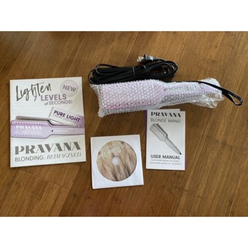 NEW Pravana The Blonde Wand Flat Iron Pure Light Creme Lightener/Creme Bleach