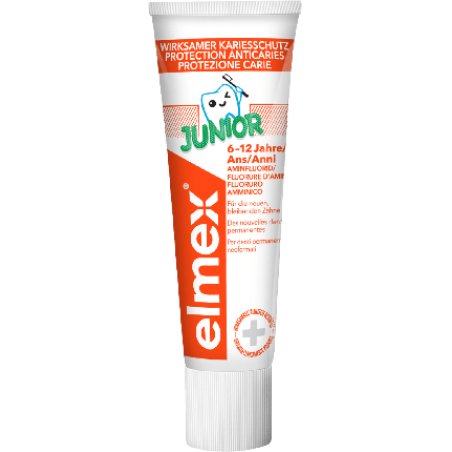 Elmex Children's Toothpaste Junior 6 To 12 Years 12 Ml
