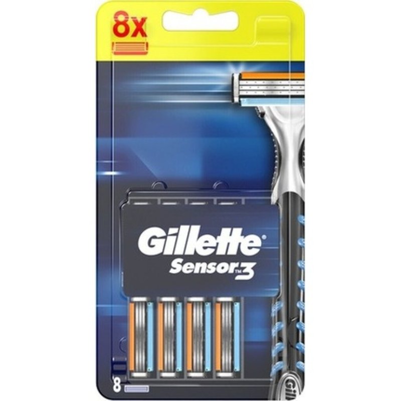 Gillette Sensor 3 Razor Blades - Pack of 8