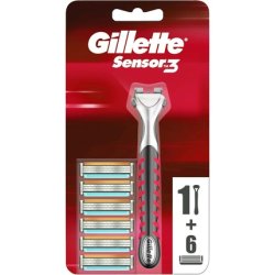 Gillette Sensor 3 Red Edition Razor