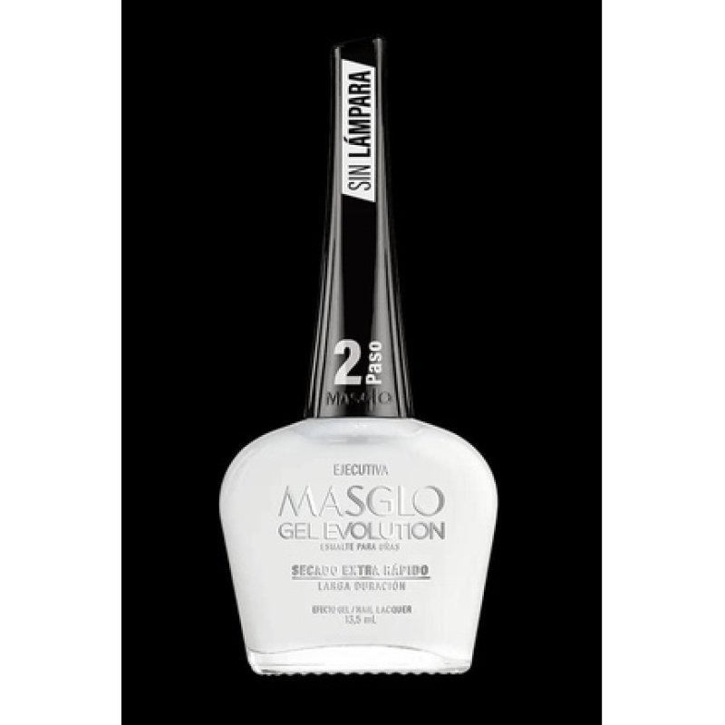 MASGLO GEL EVOLUTION Nail Polish Gel Effect - Lasts up to 12 Days No UV/Led Lamp Required