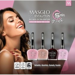 MASGLO GEL EVOLUTION Nail Polish Gel Effect - Famous Selection