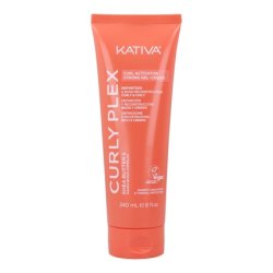 Kativa Curly Plex Curl Activator Strong Gel Cream - 240 Ml