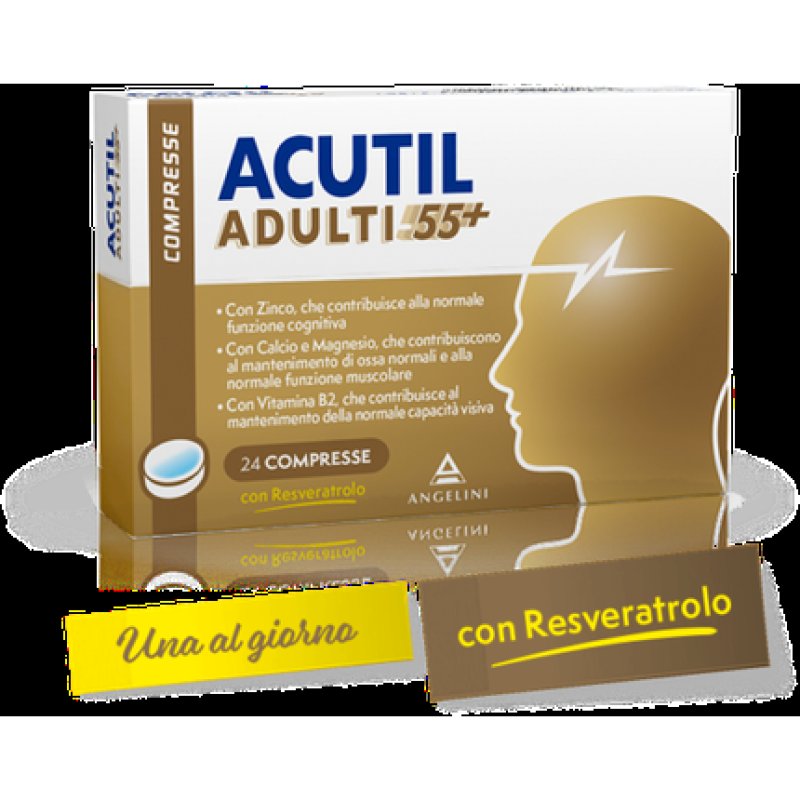 Acutil Adults 55 Angelini 24 Tablets