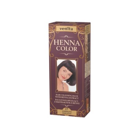Venita Henna Color Balm with Henna Extract 75ml - Aubergine 17