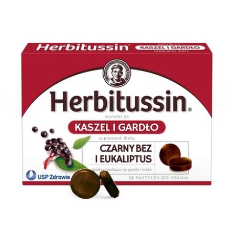 Herbitussin Cough And Throat Lozenges - 12 Count