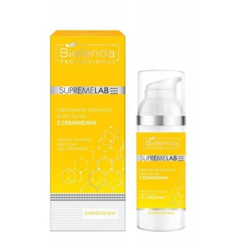 Bielenda Supremelab Barrier - Intensively Nourishing Night Cream With Ceramides, 50 Ml