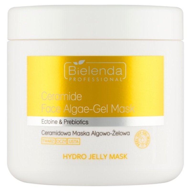 Bielenda Professional Hydro Jelly Mask Anti-Wrinkle Algae Gel Mask With Ceramides And Probiotics 190g