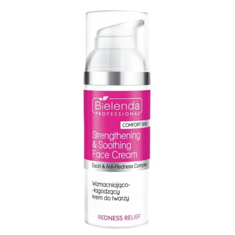 Bielenda Professional Redness Relief Strengthening And Soothing Face Cream For Capillaries 50ml
