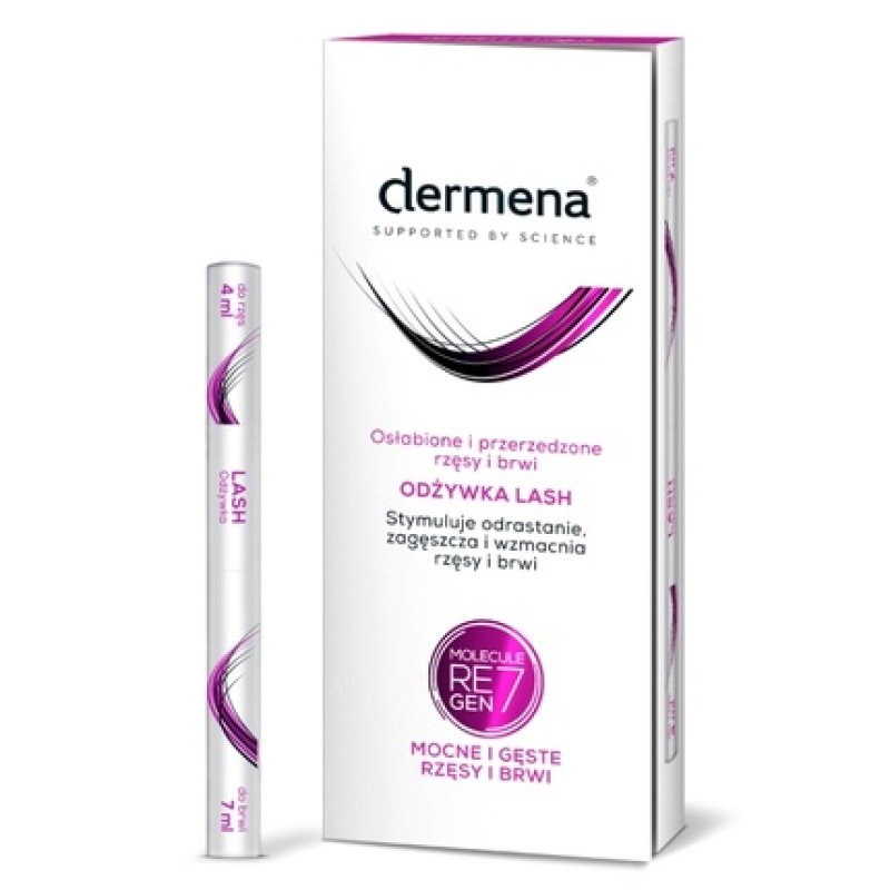Dermena Lash And Brow Renewal Serum - 11ml Enhanced Formula For Thicker Healthier Lashes And Brows