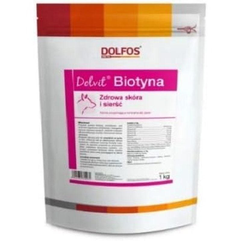 Dolvit Biotin 1kg for Skin and Coat of Dogs