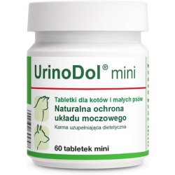 Urinodol Mini Urinary System Supplement for Cats and Dogs 60 Tablets