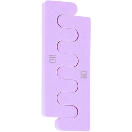 T4B ILU Foam Toe Separator Finger Separator for Foot Care Manicure Pedicure Violet