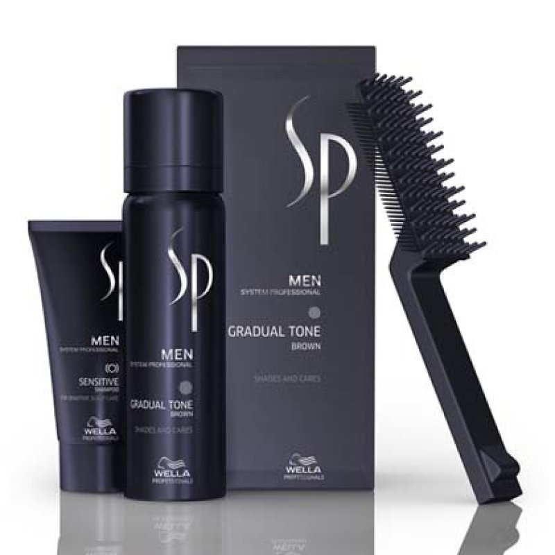Wella SP Men Gradual Tone Black 60ml Pigments in Mousse