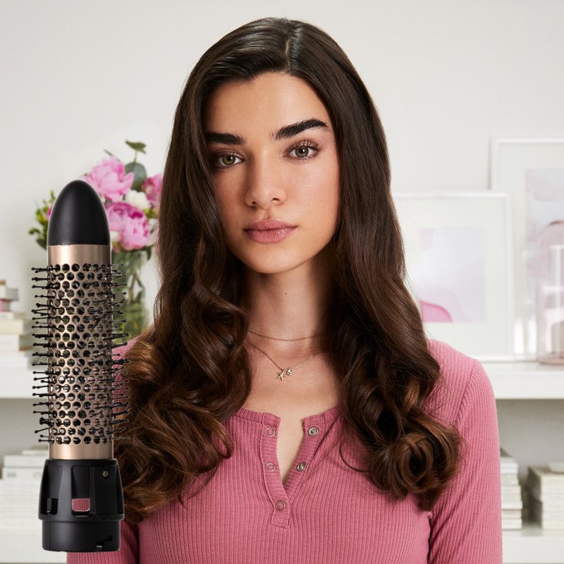 Bellissima Air Wonder 8 in 1 Brosse soufflante à air chaud À chaleur Or, Blanc 1000 W 1,8 m