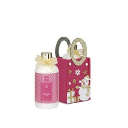 Emanuela Biffoli Bath Cream In Pink Purse With Snowman