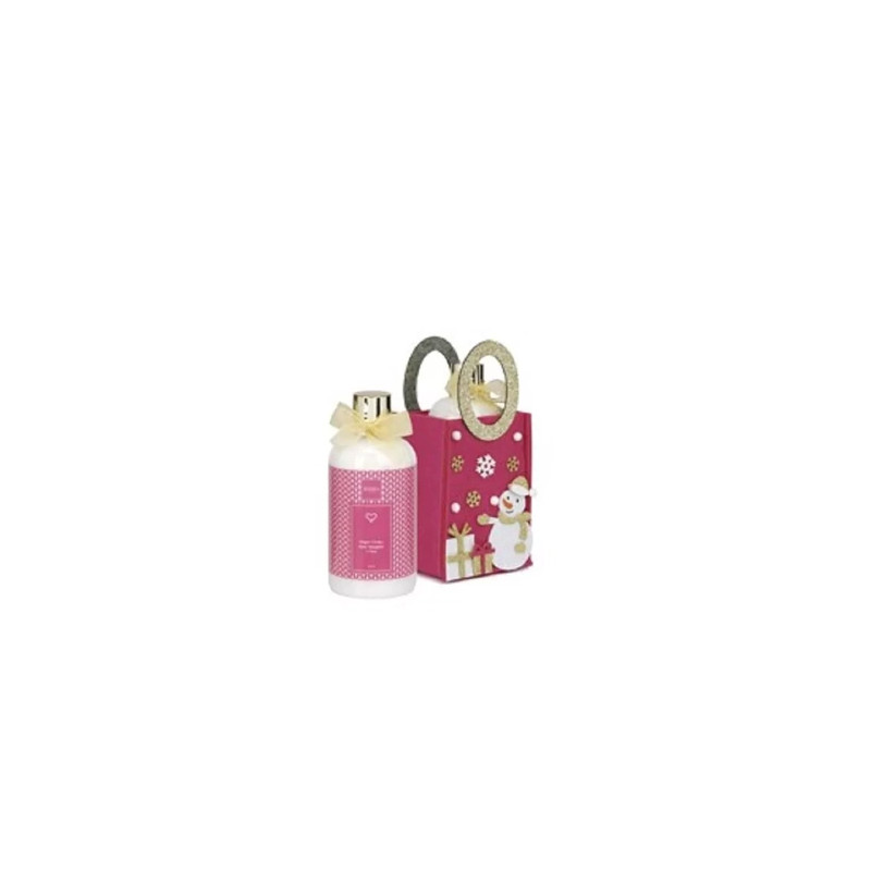 Emanuela Biffoli Bath Cream In Pink Purse With Snowman