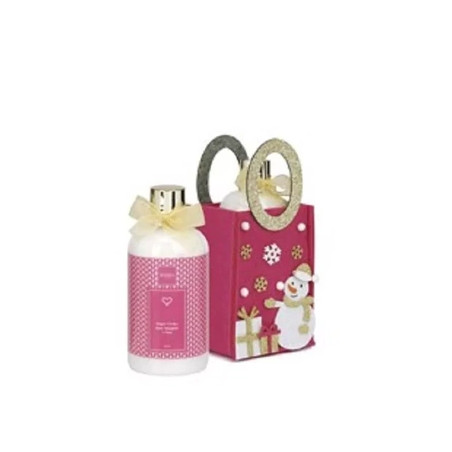 Emanuela Biffoli Bath Cream In Pink Purse With Snowman