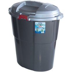 Bama Nässestop S18 Dado Eco Plastic Container, Gray, 60 Liters
