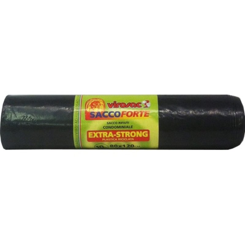 10 Pack of Black Bags 80 x 120