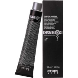 ECHOSLINE Karbon 9 Charcoal Toner Color CT Platinum Charcoal Coloring Cream