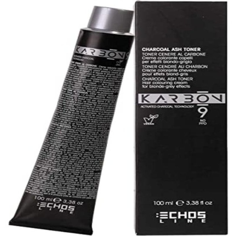 ECHOSLINE Karbon 9 Charcoal Color CB 10 Charcoal Coloring Cream
