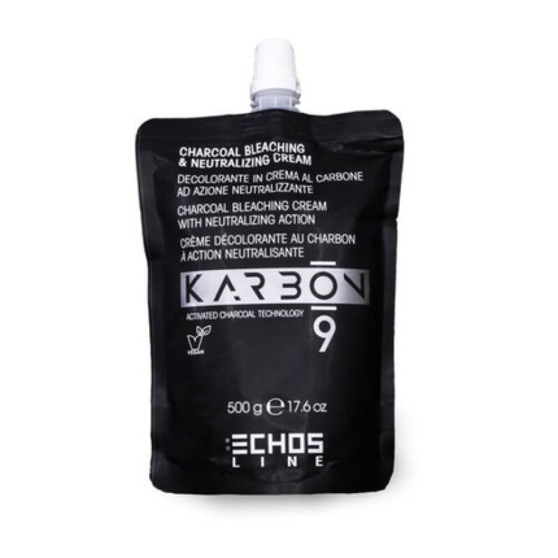 ECHOSLINE Karbon 9 Color Remover Creme with Activated Charcoal Neutralizer