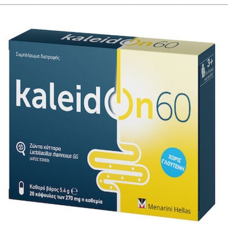 Menarini Kaleidon 60 Probiotic Dietary Supplement - 270mg, 20 Capsules