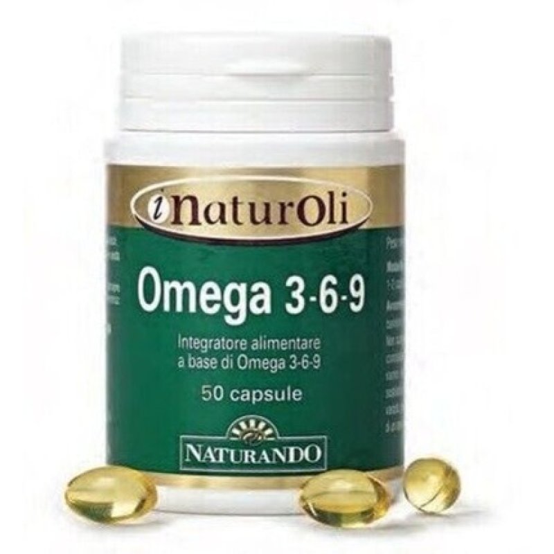 Natural Omega 3-6-9 Food Supplement 50 Tablets