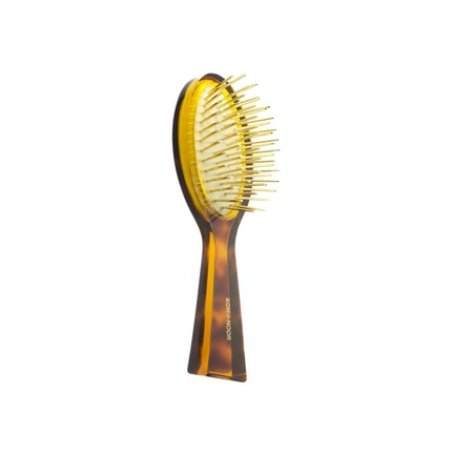 KOH-I-Noor Oval Cushion Brush Small Turtle Jaspe Peaks Gold COD 107G