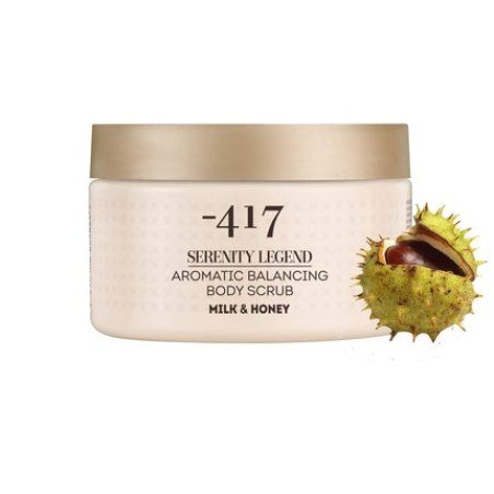 -417 Aromatic Balancing Body Scrub Milk & Honey with Dead Sea Minerals 15.87oz Serenity Legend Collection