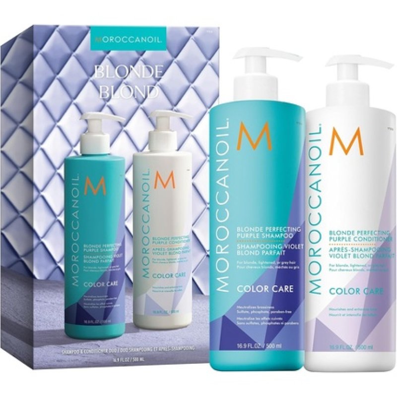 Moroccanoil Shampoo & Conditioner Half-Liter Set Purple