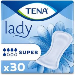 Tena Lady Super Sanitary Pads 30 Pieces