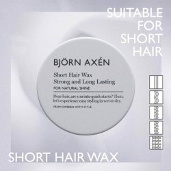 Bjorn Axeen Short Hair Wax Strong and Long Lasting for Unisex 2.7 Oz