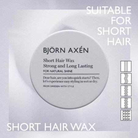 Bjorn Axeen Short Hair Wax Strong and Long Lasting for Unisex 2.7 Oz