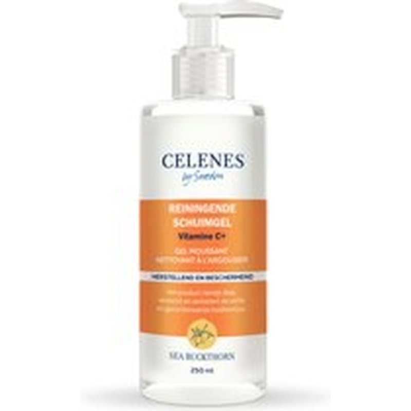 Celenes By Sweden Sea Buckthorn Cleansing Foam Gel With Vitamin C, 250ml